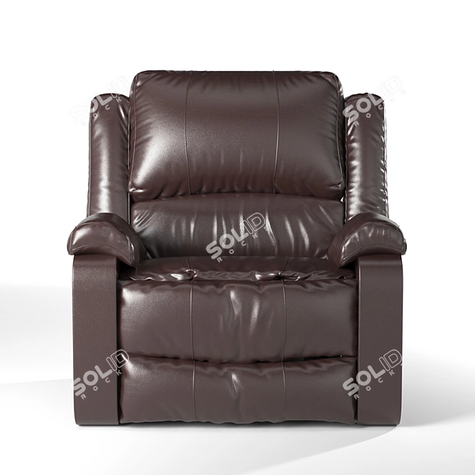 Ultimate Comfort Reclining Chair | Relax & Unwind 3D model image 2