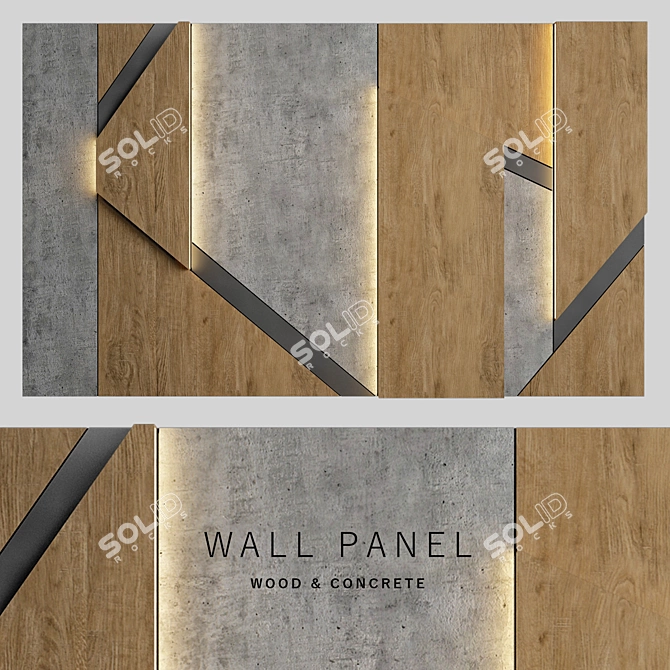 Archived Wall Panel 3D Models 3D model image 1