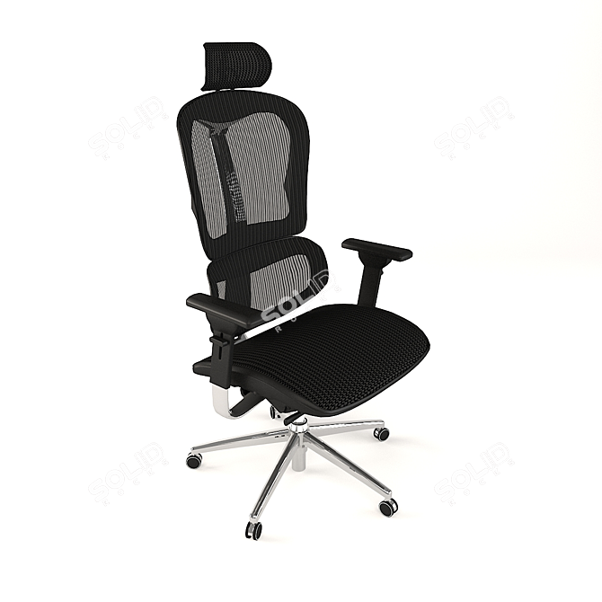 Starex Office Chair: Modern Design, Comfortable Seating 3D model image 1