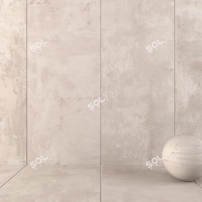 Boost Pearl Wall Tiles: Stunning 4K UHD Design 3D model image 1