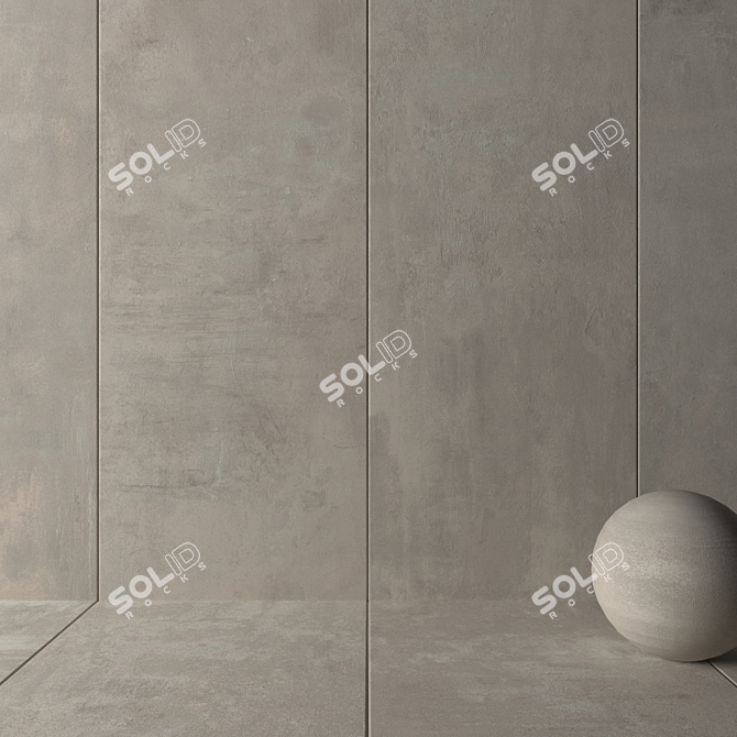 Boost White Wall Tiles: 4K UHD Multi-Texture 3D model image 2