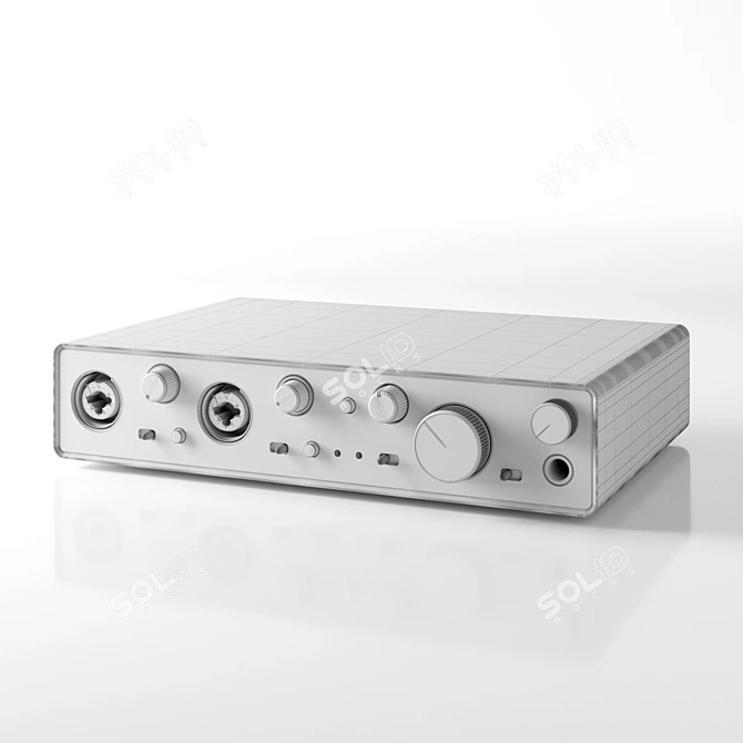 Focusrite Scarlett 2i4: Seamless Audio Interface 3D model image 2