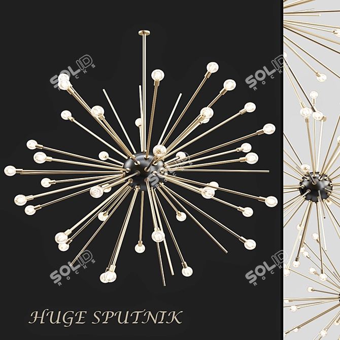 Luxury Liaison Chandelier 3D model image 1