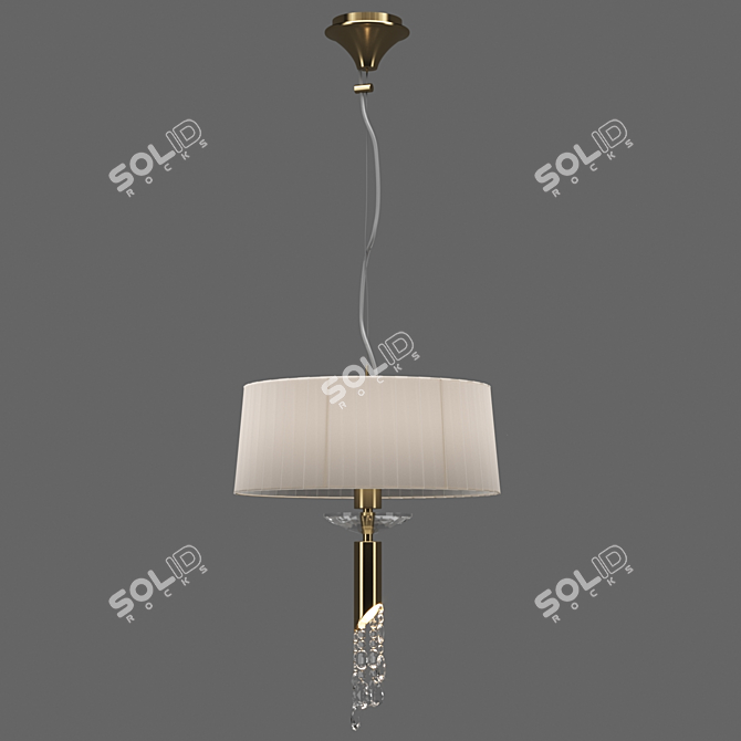 Tiffany Chandelier by Mantra 3D model image 1