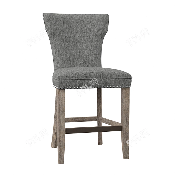 Elevate Your Experience: Modern Bar Stool 3D model image 2