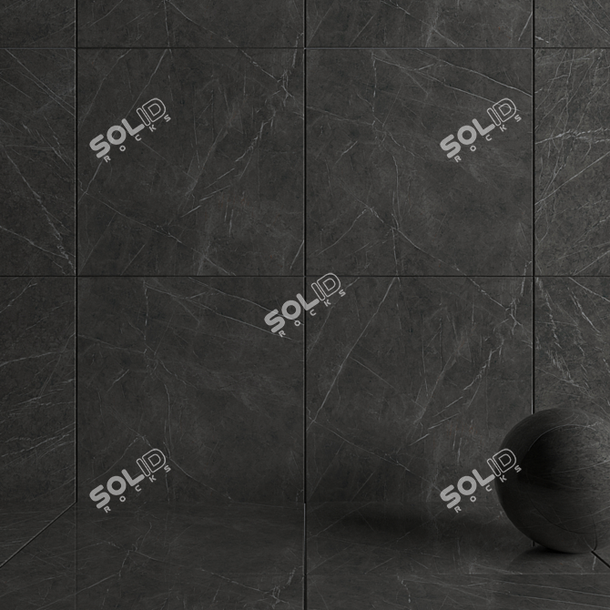 ATLAS Marvel Grey Stone Wall Tiles 3D model image 3