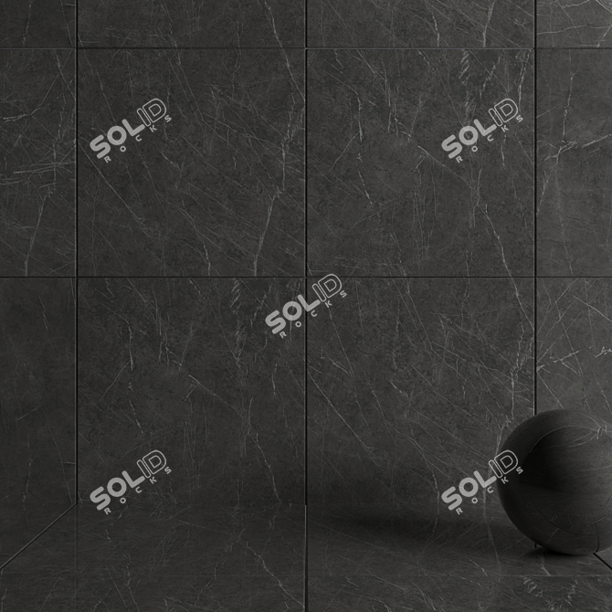 ATLAS Marvel Grey Stone Wall Tiles 3D model image 3