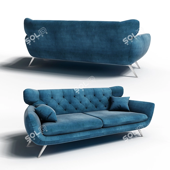 Sherwood Straight Sofa 3D model image 1