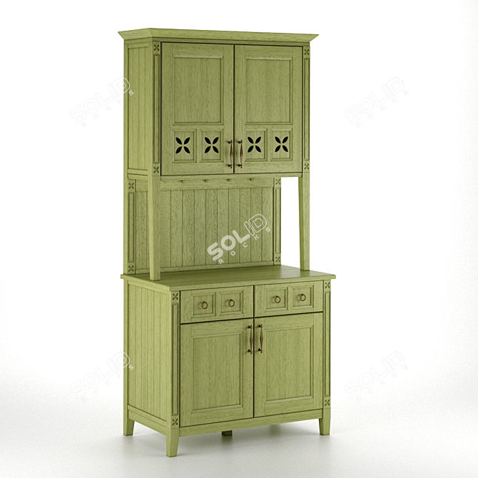 Elegant Buffet with Timeless Design 3D model image 1