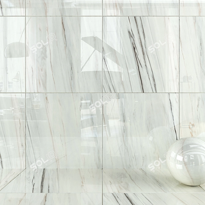 Atlas Marvel Dream Bianco Wall Tiles 3D model image 1