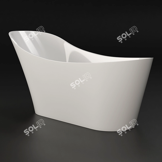 Luxurious Belbagno BB64 Bathtub 3D model image 1