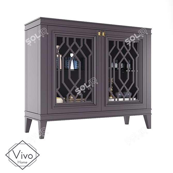 MODERN Patrick Chest of Drawers - Vivo Home 3D model image 1