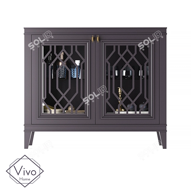 MODERN Patrick Chest of Drawers - Vivo Home 3D model image 2