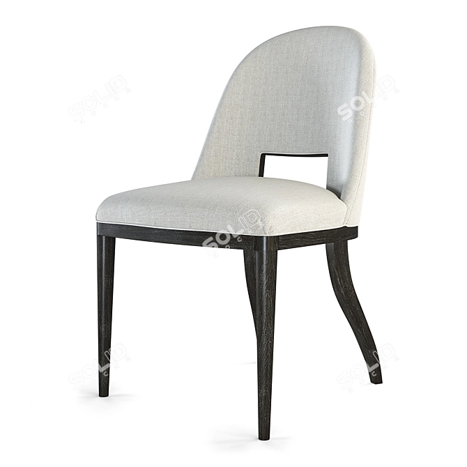 TA Studio No. 2 Modern Classic Dining Chair 3D model image 1