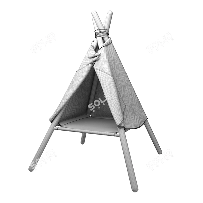 Tinker Adventure Tent: Lightweight and Durable 3D model image 2