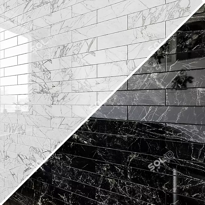 Atlas Concorde Brick Atelier - Elegant Wall Tiles 3D model image 1