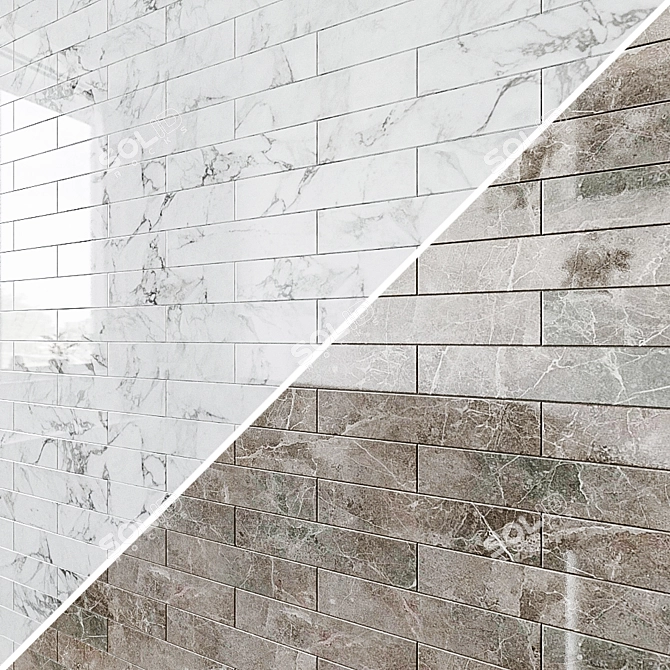 Atlas Concorde Brick Atelier - Elegant Wall Tiles 3D model image 2