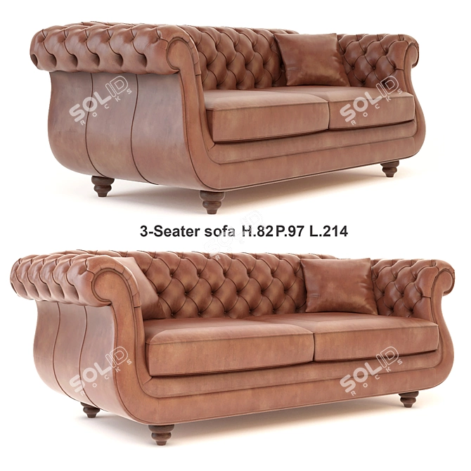 Luxury Wales Mantellassi Italian Design 3D model image 1