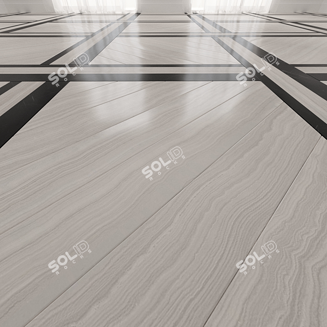 Luxury Marble Floor Tiles 3D model image 2