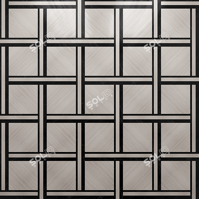 Luxury Marble Floor Tiles 3D model image 3