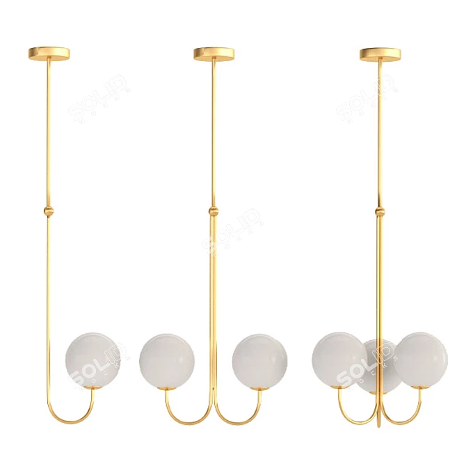 Doret: Elegant Design Lamps 3D model image 1