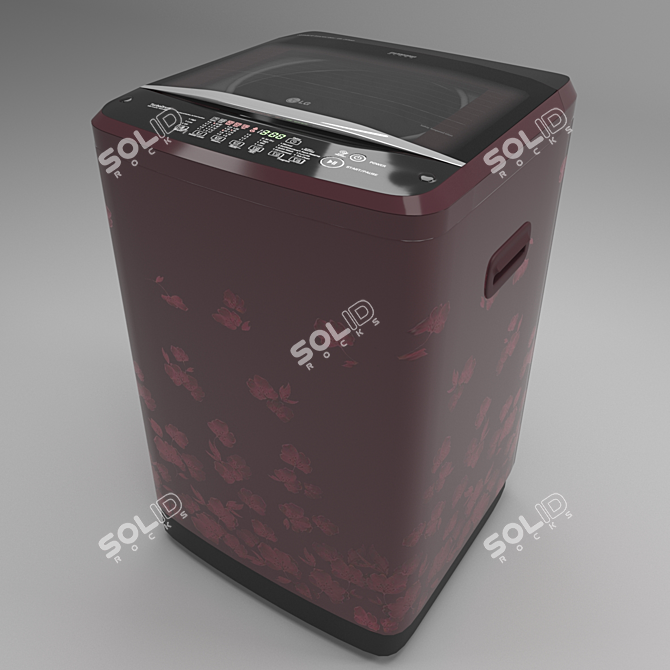 LG t7581nedl8 Washing Machine: High Poly, 71K Polys 3D model image 1