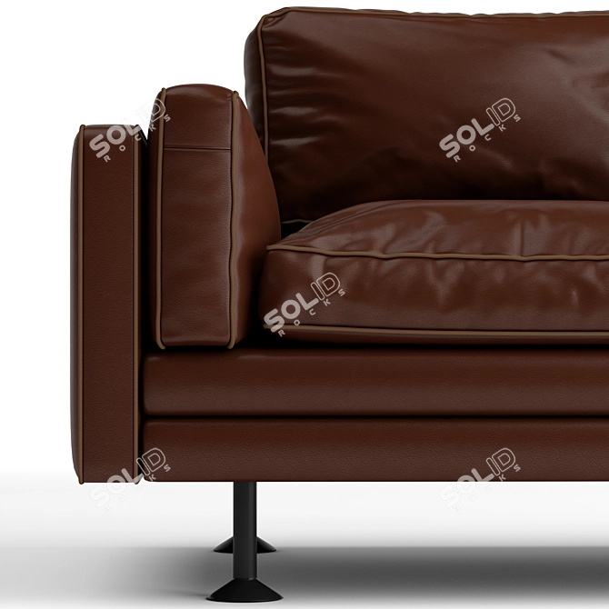 Elegant Nino Quinto Sofa 3D model image 2