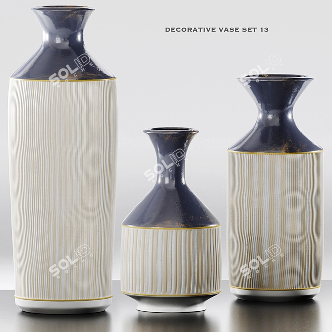 Versatile Vase Set 13 3D model image 1