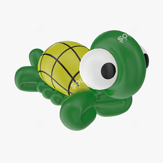 Inflatable Reptile Turtle Balloon 3D model image 1