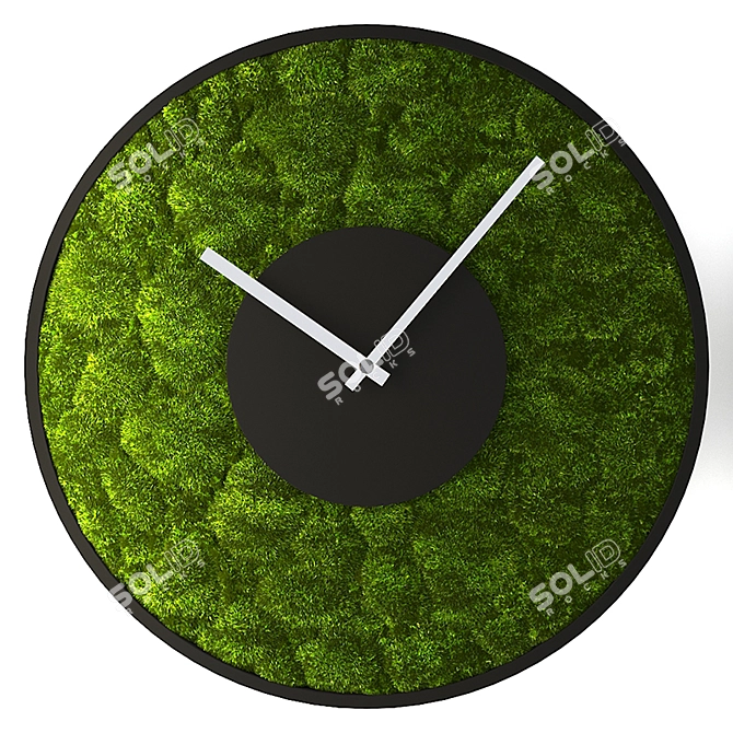 MossTime: Stabilized Moss Watch 3D model image 2