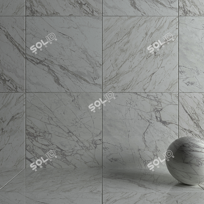 ATLAS MARVEL PRO Statuario Select Wall Tiles 3D model image 3