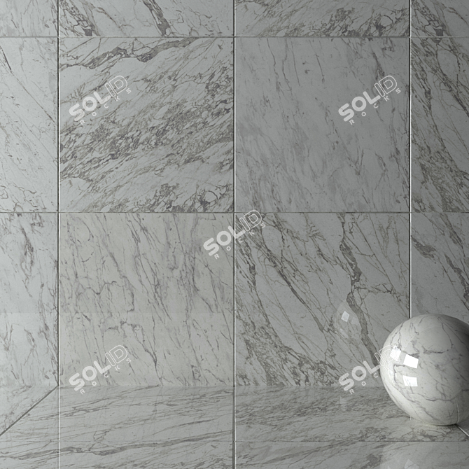 Marvel Pro Statuario Wall/Floor Tiles 3D model image 2