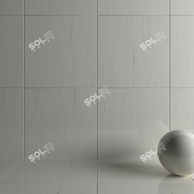 Bianco Dolomite Wall Tiles 3D model image 3