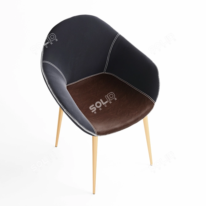 ErgoFlex Accent Chair 3D model image 2