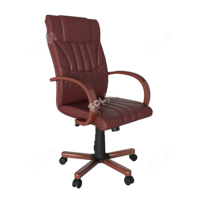 Modern Overlayed Chair with Vray Render 3D model image 1