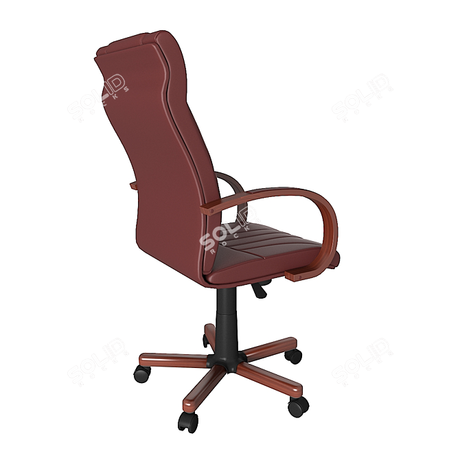 Modern Overlayed Chair with Vray Render 3D model image 2