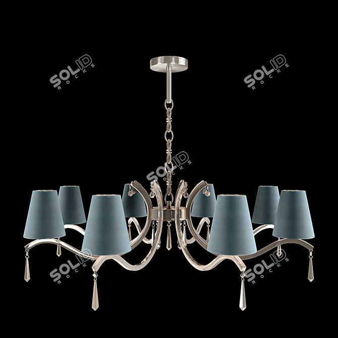 Elegant Sinuosa EX08 Chandelier 3D model image 1