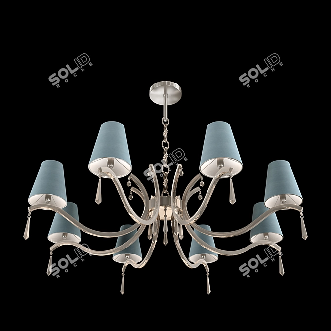 Elegant Sinuosa EX08 Chandelier 3D model image 2