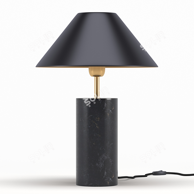 Kare Palazzina Table Lamp: Elegant Illumination for Your Space 3D model image 2