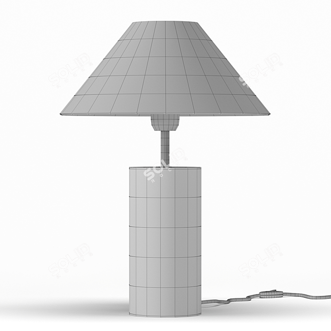 Kare Palazzina Table Lamp: Elegant Illumination for Your Space 3D model image 3