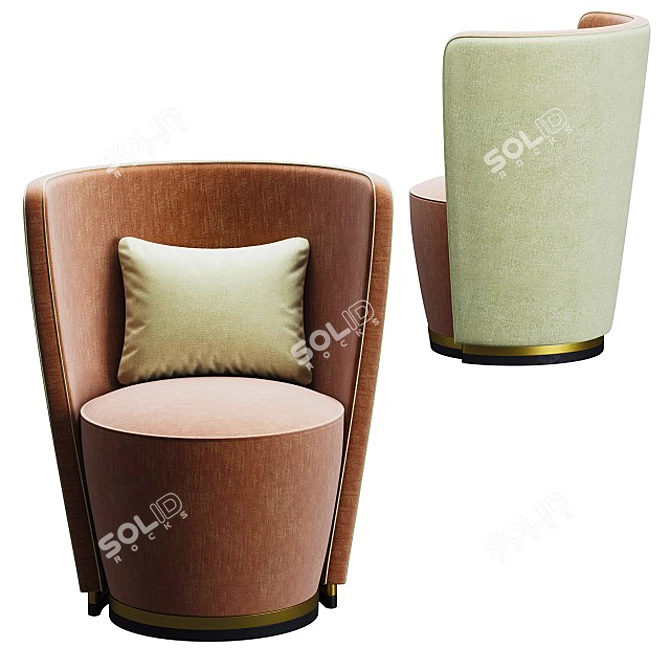 Luxury Marrakesh Armchair - Frato 3D model image 2