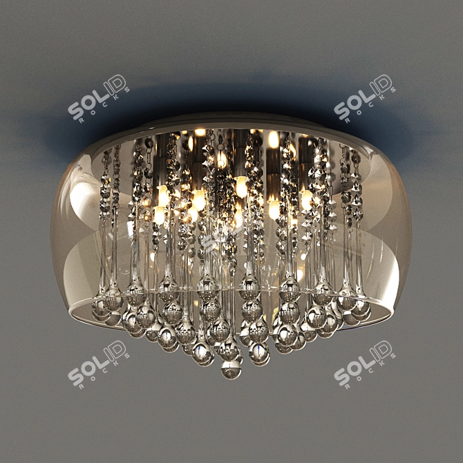 Modern Ceiling Lamp HALO A7054PL 3D model image 1