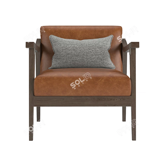 Modern RH Clift Chair: Stylish Comfort 3D model image 2