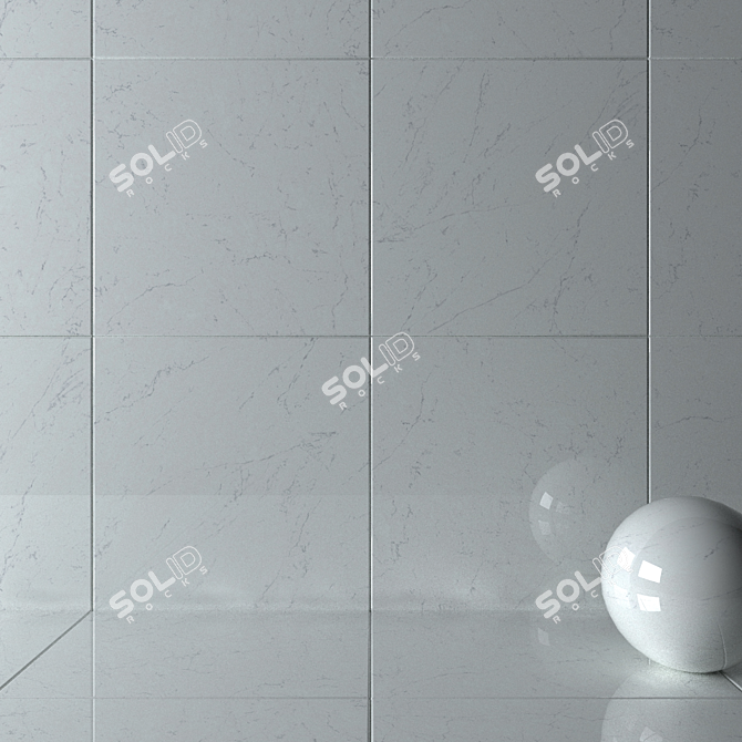 Carrara Pure Wall Tiles-Set 3, Atlas Marvel Stone 3D model image 2