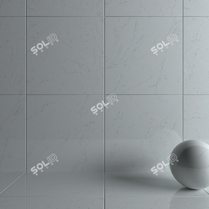 Carrara Pure Wall Tiles-Set 3, Atlas Marvel Stone 3D model image 3