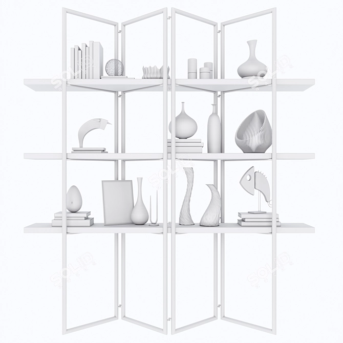 Title: Versatile Archive Shelving Solution 3D model image 2