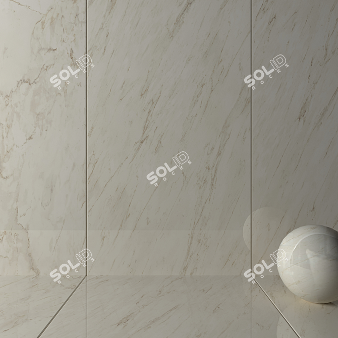 Atlas Marvel Cremo Delicato Wall Tiles 3D model image 2