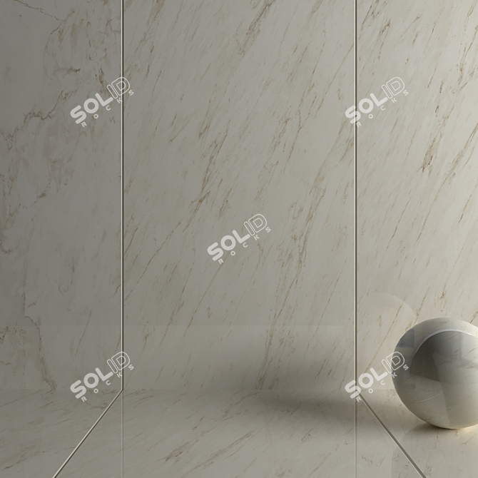 Atlas Marvel Cremo Delicato Wall Tiles 3D model image 3