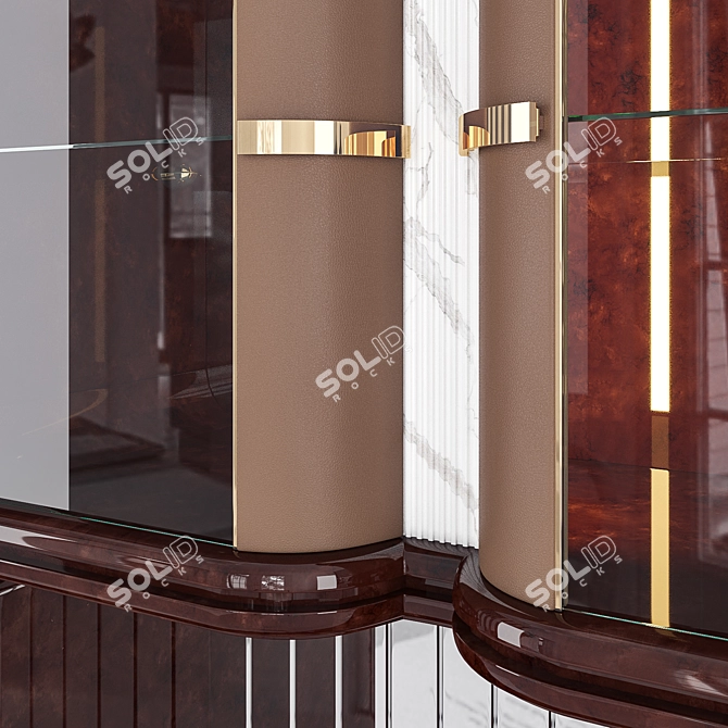 Luxury Madison Bar Unit - Turri 3D model image 2