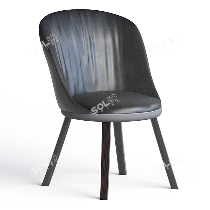 Elegant Romy Chair: Stylish & Comfortable 3D model image 1